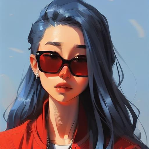 00793-1892456517-samdoesart, blue hair, round glasses, red bomber jacket (wlop style).png